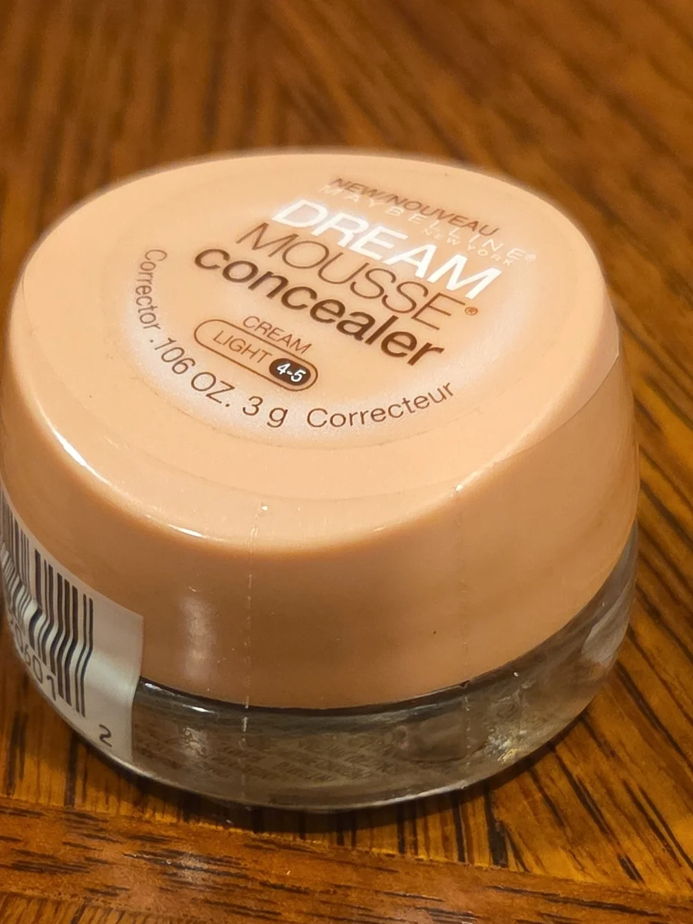 Maybelline New York Dream Mousse Concealer Cream Light 4-5 Color-Correcting 3g ⬇